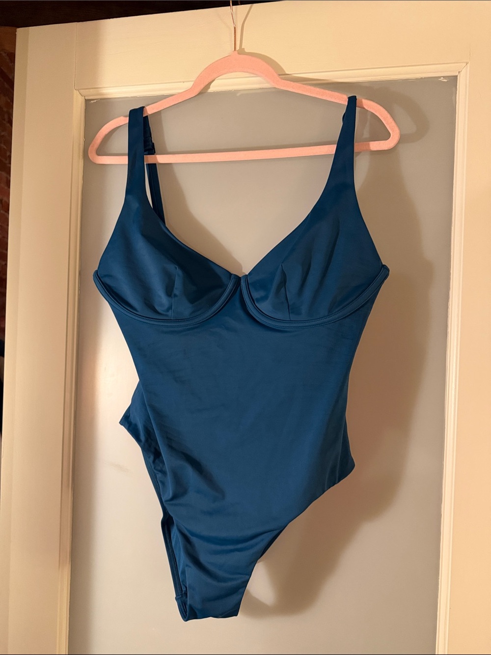 Women’s CUUP One-Piece Swimsuit in Deep Teal Size 17 (36F/38E bra size)